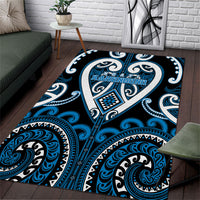 Aotearoa Ngati Kahungunu Area Rug Maori Tribal Pattern
