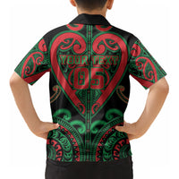 Custom Aotearoa Ngai Tuhoe Kid Hawaiian Shirt Maori Tribal Pattern