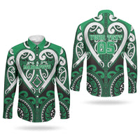 Custom Aotearoa Ngati Maniapoto Couples Matching Short Sleeve Bodycon Dress and Long Sleeve Button Shirt Maori Tribal Pattern LT05 - Polynesian Pride