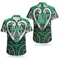 Custom Aotearoa Ngati Maniapoto Couples Matching Tank Maxi Dress and Hawaiian Shirt Maori Tribal Pattern