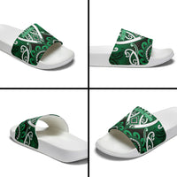Aotearoa Ngati Maniapoto Slide Sandals Maori Tribal Pattern