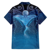 Polynesia Manta Ray Family Matching Summer Maxi Dress and Hawaiian Shirt Let's The Sea Set You Free LT05 - Polynesian Pride