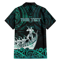 Personalised New Zealand Waka Racing Family Matching Long Sleeve Bodycon Dress and Hawaiian Shirt Maori Warriors LT05 - Polynesian Pride