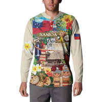Samoa Culture Button Sweatshirt Embracing The Spirit