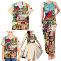 Samoa Culture Family Matching Tank Maxi Dress and Hawaiian Shirt Embracing The Spirit LT05 - Polynesian Pride