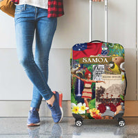 Samoa Culture Luggage Cover Embracing The Spirit