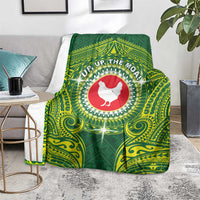 American Samoa Manua Cession Day Blanket Up Up The Moa