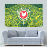 American Samoa Manua Cession Day Tapestry Up Up The Moa