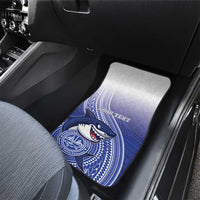 Samoana High School Car Mats Polynesian Tribal Shark