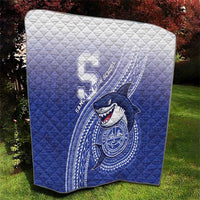 Samoana High School Quilt Polynesian Tribal Shark