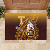Tafuna High School Rubber Doormat Polynesian Warrior