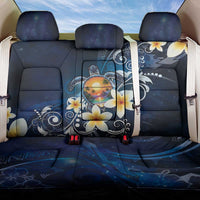 Hawaii Honu Back Car Seat Cover Polynesian Curves Plumeria - Polynesian Pride