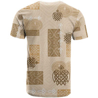 Vintage Lapita T Shirt Iconic Double Face Pattern Beige