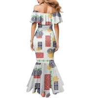 Vintage Lapita Mermaid Dress Iconic Double Face Pattern