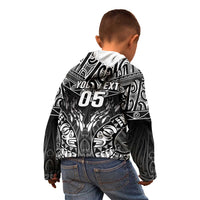 Custom New Zealand Fishing Kid Hoodie Aotearoa Maori Koru LT05 - Polynesian Pride
