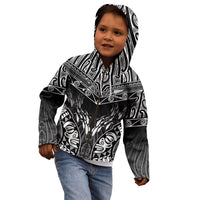 Custom New Zealand Fishing Kid Hoodie Aotearoa Maori Koru LT05 - Polynesian Pride