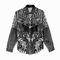 Custom New Zealand Fishing Women Casual Shirt Aotearoa Maori Koru LT05 - Polynesian Pride