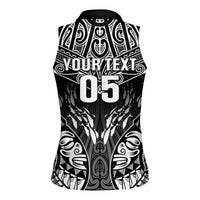 Custom New Zealand Fishing Women Sleeveless Polo Shirt Aotearoa Maori Koru LT05 - Polynesian Pride