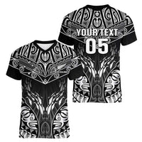 Custom New Zealand Fishing Women V-Neck T-Shirt Aotearoa Maori Koru LT05 - Polynesian Pride