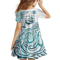 New Zealand Aotearoa Hari Ra Mama Family Matching Off Shoulder Maxi Dress and Hawaiian Shirt A Mother's Love Is Like No Otter LT05 - Polynesian Pride