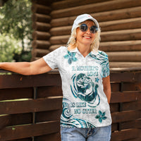 New Zealand Aotearoa Hari Ra Mama Women Polo Shirt A Mother's Love Is Like No Otter LT05 - Polynesian Pride