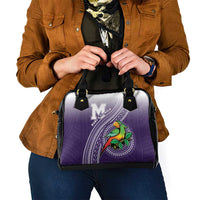 Manua High School Shoulder Handbag Polynesian Tribal Pattern