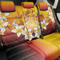 Tahiti Heiva Festival Back Car Seat Cover Tahitian Vahine Plumeria Flowers LT05 - Polynesian Pride