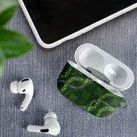 Hawaiian Quilt AirPods Case Pele Hair Hinahina Lei Green Version LT05 - Polynesian Pride