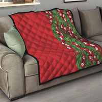 Tonga Language Week Quilt Heilala Floral Red