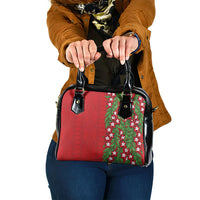 Tonga Language Week Shoulder Handbag Heilala Floral Red