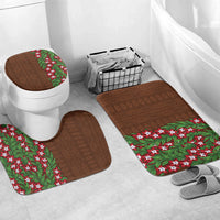 Tonga Language Week Bathroom Set Heilala Floral Brown