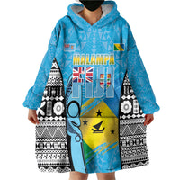 Personalised Malampa Fiji Day 2026 Wearable Blanket Hoodie Unique Style LT05 - Polynesian Pride
