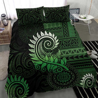 New Zealand Maori Koru Fern Bedding Set Spiral Polynesian Style Green LT05 - Polynesian Pride