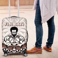 Fiji Rugby Luggage Cover Fijian Bati Go Champions LT05 White - Polynesian Pride