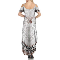 Fiji Rugby Custom Summer Maxi Dress Fijian Bati Go Champions LT05 - Polynesian Pride