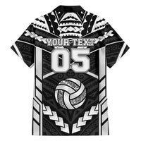 Custom Polynesia Beach Volleyball Family Matching Summer Maxi Dress and Hawaiian Shirt Polynesian Tribal Pattern - Polynesian Pride