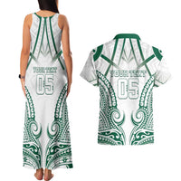 Custom Hawaii Volleyball Couples Matching Tank Maxi Dress and Hawaiian Shirt Polynesian Pattern - Polynesian Pride