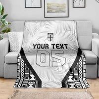 Custom Fiji 2026 Rugby Blanket Fijian Tapa Pattern