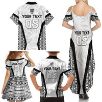 Custom Fiji 2026 Rugby Family Matching Summer Maxi Dress and Hawaiian Shirt Fijian Tapa Pattern LT05 - Polynesian Pride