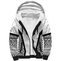 Custom Fiji 2026 Rugby Sherpa Hoodie Fijian Tapa Pattern