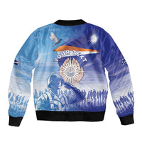 Personalised Marshall Islands Remembrance Day Bomber Jacket We Will Always Remember
