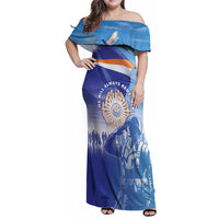 Personalised Marshall Islands Remembrance Day Family Matching Off Shoulder Maxi Dress and Hawaiian Shirt We Will Always Remember