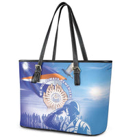 Marshall Islands Remembrance Day Leather Tote Bag We Will Always Remember