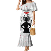 New Zealand ANZAC Day Family Matching Mermaid Dress and Hawaiian Shirt For The Nurse Lest We Forget LT05 Mom's Dress White - Polynesian Pride