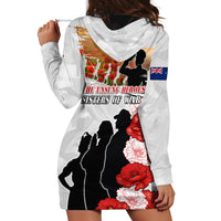 New Zealand ANZAC Day Hoodie Dress The Unsung Heroes Sisters of War LT05 - Polynesian Pride