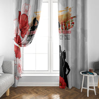 New Zealand ANZAC Day Window Curtain The Unsung Heroes Sisters of War