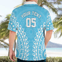 Custom Cook Islands Mauke Hawaiian Shirt Polynesian Tribal Tattoo