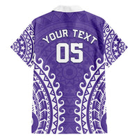 Custom Cook Islands Rarotonga Family Matching Long Sleeve Bodycon Dress and Hawaiian Shirt Polynesian Tribal Tattoo LT05 - Polynesian Pride