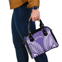 Custom Cook Islands Rarotonga Shoulder Handbag Polynesian Tribal Tattoo