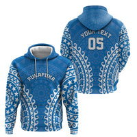 Custom Cook Islands Pukapuka Zip Hoodie Polynesian Tribal Tattoo